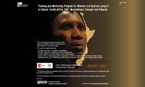 MULTIMEDIA CASE STUDY: Training and Mentoring Programfor Women Led- Business in Liberia, DRC, Rwanda, Senegal,Mozambique & South Africa